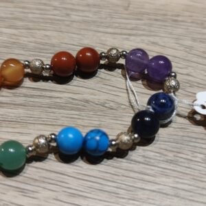 Bracelet 7 chakras 8mm