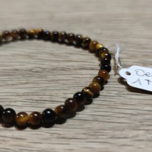 Bracelet œil de tigre 4mm