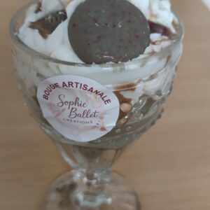 Bougie gourmande chocolat liégeois