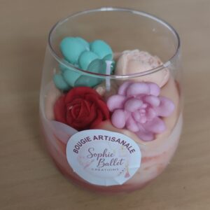 Bougie florale