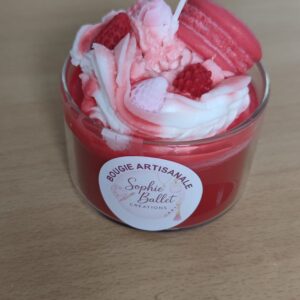 Bougie gourmande Fraise melba