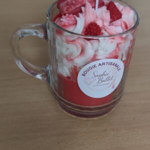 Bougie gourmande Mug Fraise Melba