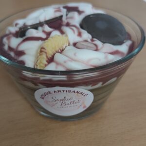 Bougie coupe chocolat liégeois