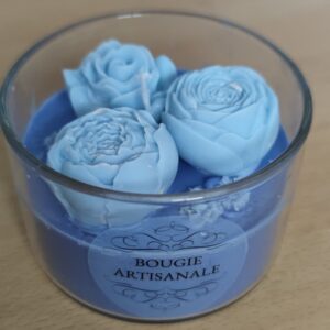 Bougie florale parfumée